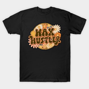 Wax Hustler Retro Groovy Floral Leopard T-Shirt